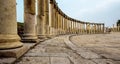 Ancient Temple on the Citadel in Amman, Jordan Royalty Free Stock Photo