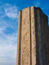 Ancient Temple Column, Melkote, India. Royalty Free Stock Photo