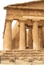 Ancient Temple of Concord, Agrigento, Sicily, Italy Royalty Free Stock Photo