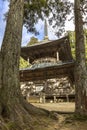 ancient temple in the Danjo Garan complex Royalty Free Stock Photo