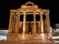 Ancient temple of Diana in the city of Merida in the province of Badajoz, Spain