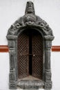 Ancient temple doorway in Kathmandu