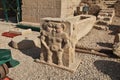 Ancient temple Hathor in Dendera, Egypt, Africa Royalty Free Stock Photo