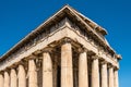 Ancient Temple of Hephaestus, Hephaisteion, in Athenian Agora archeological area of Athens, Greece Royalty Free Stock Photo