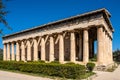 Ancient Temple of Hephaestus, Hephaisteion, in Athenian Agora archeological area of Athens, Greece