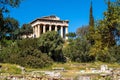 Ancient Temple of Hephaestus, Hephaisteion, in Athenian Agora archeological area of Athens, Greece Royalty Free Stock Photo