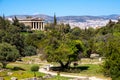 Ancient Temple of Hephaestus, Hephaisteion, in Athenian Agora archeological area of Athens, Greece