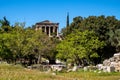 Ancient Temple of Hephaestus, Hephaisteion, in Athenian Agora archeological area of Athens, Greece Royalty Free Stock Photo