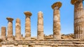 Ancient Temple of Heracles Tempio di eracle Royalty Free Stock Photo