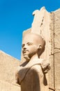 Ancient Temple of Karnak in Luxor - Ruined Thebes Egypt. Royalty Free Stock Photo