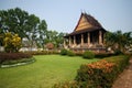 Ancient temple in Laos 1. Royalty Free Stock Photo