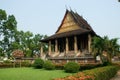 Ancient temple in Laos 2. Royalty Free Stock Photo