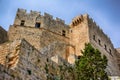 Ancient temple in the Lindos, Rhodes island, Greece