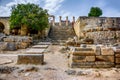 Ancient temple in the Lindos, Rhodes island, Greece