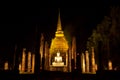 The Ancient Temple At Night