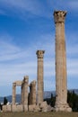 Ancient Temple of Olympian Zeus in Athens Greece