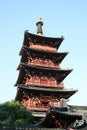 Ancient temple Pagoda Royalty Free Stock Photo
