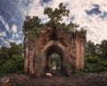 Ancient Temple Ruins in Inwa, Myanmar