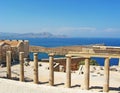 Ancient temple ruins in Rhodos Royalty Free Stock Photo