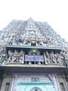 Ancient temple with thousands of Statues of Male and Female goddess in single elevated structure