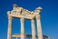 Ancient temple of Trajan 1 Royalty Free Stock Photo