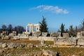 Ancient Temple of Zeus in the Nemea Royalty Free Stock Photo