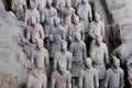 Ancient terracotta army warriors (Unesco) in Xian, China Royalty Free Stock Photo