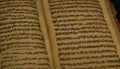 Ancient Text on Parchment Royalty Free Stock Photo