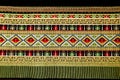 Ancient thai woven cloth