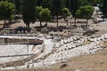 the Ancient Theater of Dionysus under the Acropolis Royalty Free Stock Photo