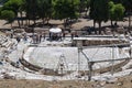 the Ancient Theater of Dionysus under the Acropolis Royalty Free Stock Photo