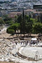 the Ancient Theater of Dionysus under the Acropolis Royalty Free Stock Photo