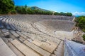 Ancient theater in Epidaurus, Argolida, Greece Royalty Free Stock Photo