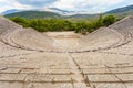 Ancient theater in Epidaurus, Argolis, Greece Royalty Free Stock Photo
