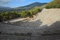 Ancient theater Epidaurus, Greece in a summer day