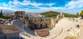 Ancient theater in Greece, Athnes Royalty Free Stock Photo