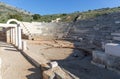 The ancient theater of new Pleuron (Plevrona), in ancient Aetolia, Greece Royalty Free Stock Photo