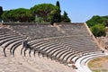 Ancient theater in Ostia Antica Royalty Free Stock Photo