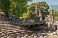 Ancient theatre in Antique city of Phaselis, Antalya Destrict, Turkey Royalty Free Stock Photo
