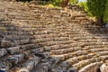 Ancient theatre in Antique city of Phaselis, Antalya Destrict, Turkey Royalty Free Stock Photo