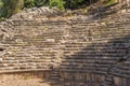 Ancient theatre in Antique city of Phaselis, Antalya Destrict, Turkey Royalty Free Stock Photo