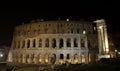 Ancient Theatre of Marcellus at Night, Rome Royalty Free Stock Photo