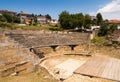 The Ancient Theatre in Ohrid, Macedonia, Europe - an amphitheatre from the Hellenistic period