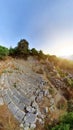 ancient theatre of Phaselis of Turkey Royalty Free Stock Photo