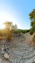 ancient theatre of Phaselis of Turkey Royalty Free Stock Photo