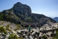 The ancient theatre ruins at Termessos, located 34 km inland from Antalya in Turkey.