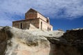 Ancient three-nave basilica in medieval cave town