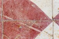 Ancient Tile Floor Detail Interior Royalty Free Stock Photo