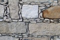 Ancient Tile Wall in Cyprus Royalty Free Stock Photo