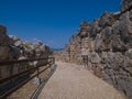 Ancient Tiryns is a Mycenaean archaeological site in Argolis in the Peloponnese, Greece.